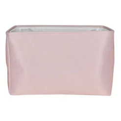 Storage Sales Store 30 Pearl Blush Pink Rectangle Fabric Storage Basket, Medium