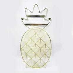 Pineapple French Gold Jewelry Stand, 20.5"
