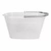 Plastic Bucket With Pouring Spouts, Side Grips & Handle