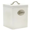 Preston White & Silver Canister, Medium