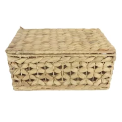 Providence Melia Flower Weave Lidded Storage Trunk, Small -Storage Sales Store providence melia flower weave lidded storage trunk small 2