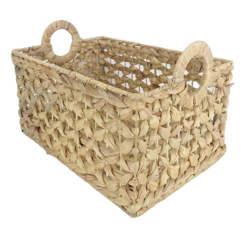 Providence Melia Flower Weave Storage Basket With Handles, Medium 1 Providence Melia Flower Weave Storage Basket With Handles, Medium