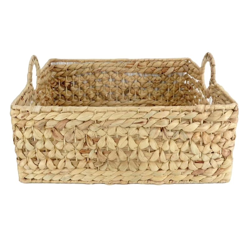 Providence Melia Flower Weave Under The Bed Storage Basket, Large 3 Providence Melia Flower Weave Under The Bed Storage Basket, Large - Image 3