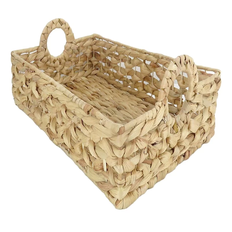 Providence Melia Flower Weave Under The Bed Storage Basket, Small 1 Providence Melia Flower Weave Under The Bed Storage Basket, Small