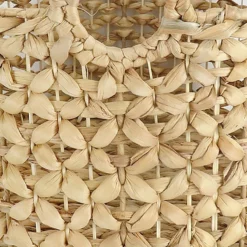 Providence Melia Round Flower Weave Storage Basket With Handles, Large -Storage Sales Store providence melia round flower weave storage basket with handles large 2