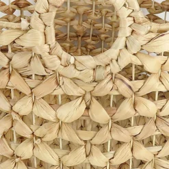 Providence Melia Round Flower Weave Storage Basket With Handles, Medium 5 Providence Melia Round Flower Weave Storage Basket With Handles, Medium -Storage Sales Store providence melia round flower weave storage basket with handles medium 2