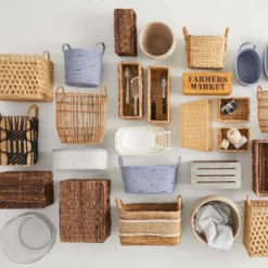 Providence Water Hyacinth Storage Basket, Small 5 Providence Water Hyacinth Storage Basket, Small -Storage Sales Store providence water hyacinth storage basket small 2