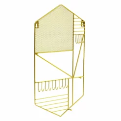 Quora French Gold Wire Wall Mounted Jewelry Organizer