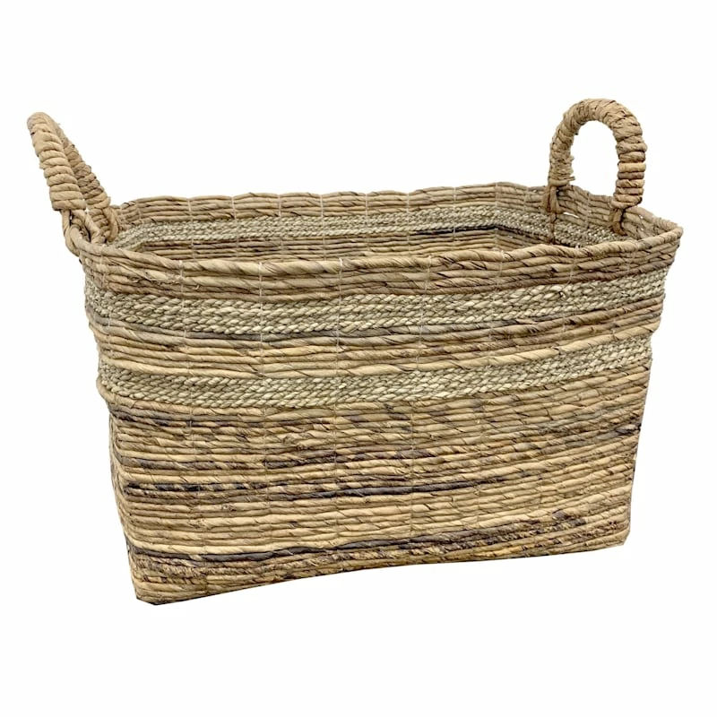 RECT BANANA BASKET W/STRIPE M 1 RECT BANANA BASKET W/STRIPE M