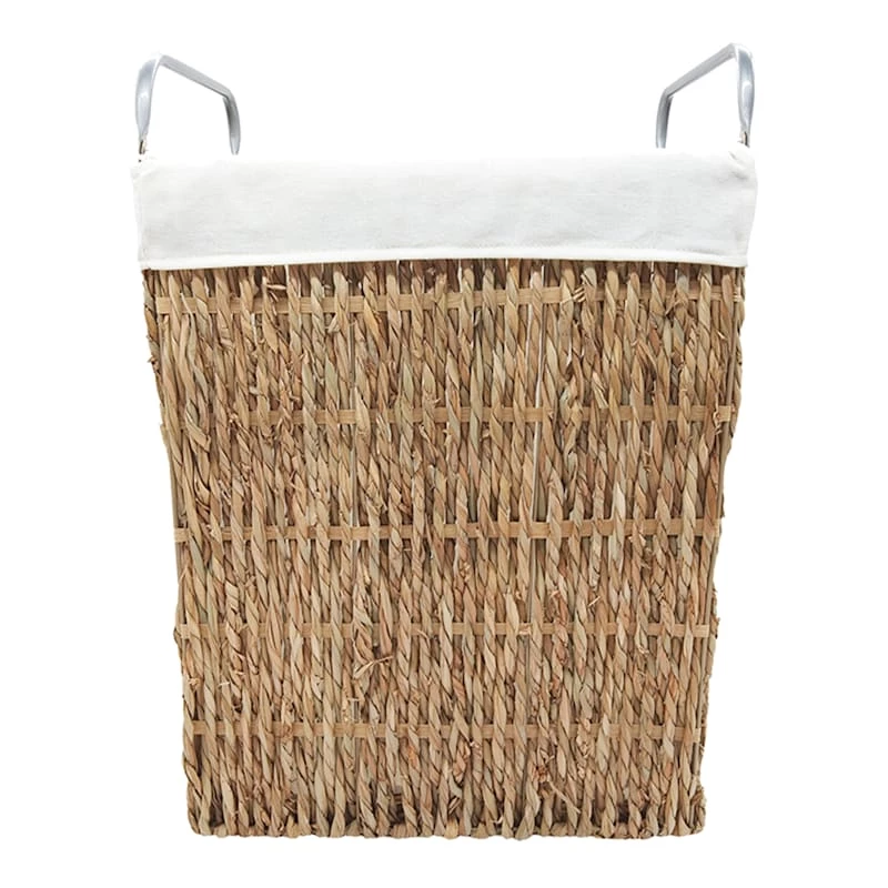 Rectangle Twisted Wicker Laundry Hamper, Small 1 Rectangle Twisted Wicker Laundry Hamper, Small