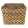 Rectangular Madras Basket Diamond Weave Large