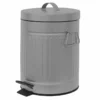 Retro Grey Step Trash Bin, 5l