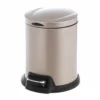 Round Champagne Stainless Steel Pedal Bin, 5l