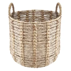 ROUND HYACINTH BASKET L