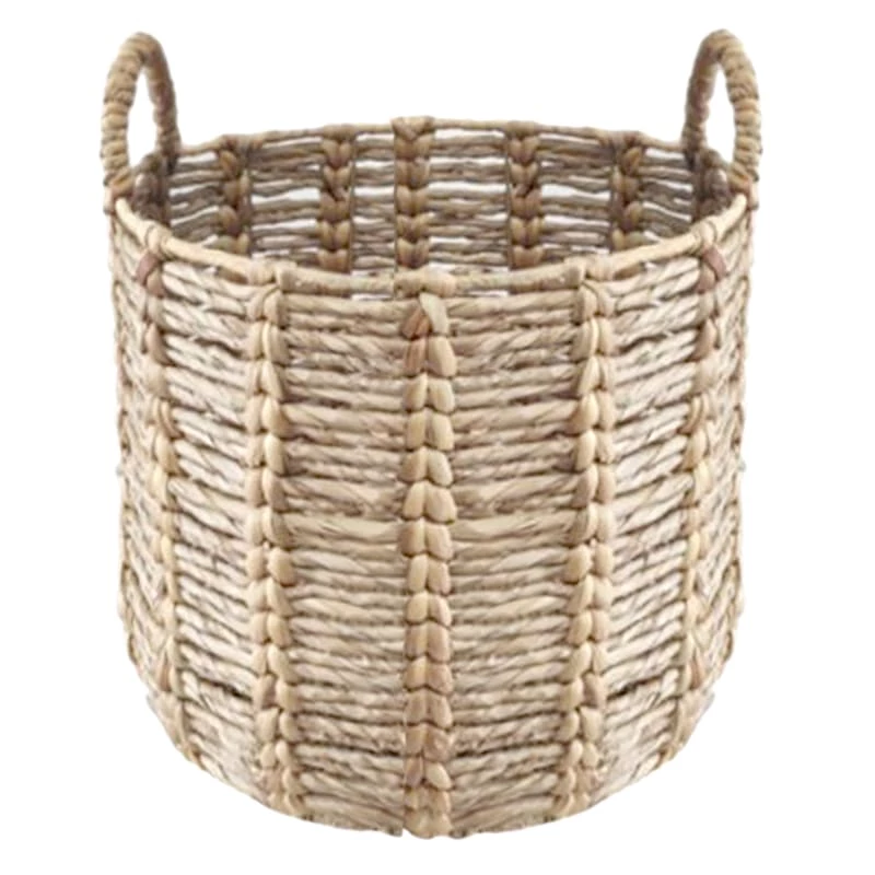 ROUND HYACINTH BASKET L 1 ROUND HYACINTH BASKET L