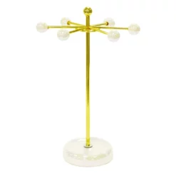 Sfera French Gold Metal Jewelry Stand