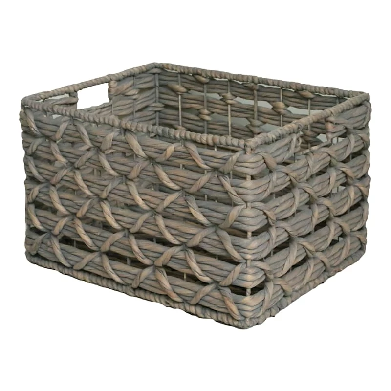 SM GREY RECT WH BSKT 1 SM GREY RECT WH BSKT