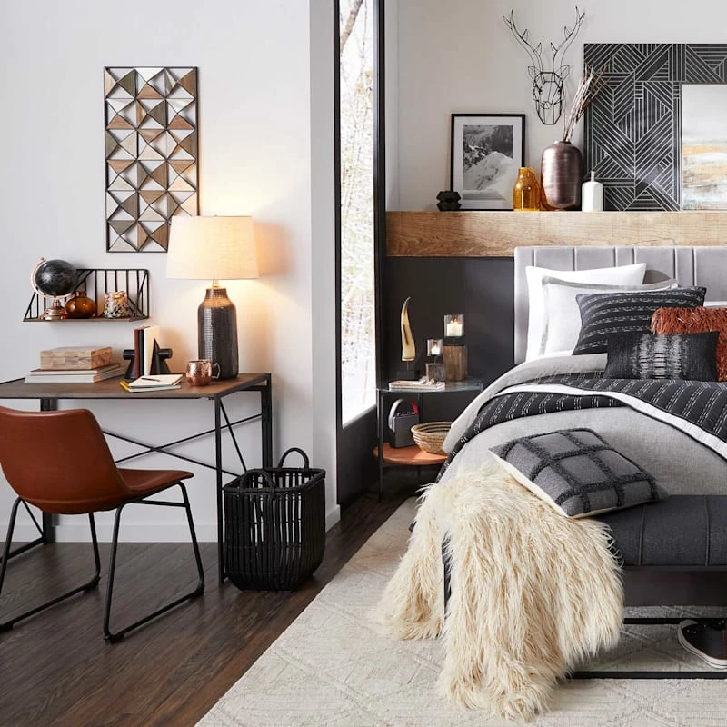 SM SQ BLK POLY RATTAN BSKT 4 SM SQ BLK POLY RATTAN BSKT - Image 4