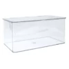 Small Clear Hinged Storage Bin Set, 10.25x7.25