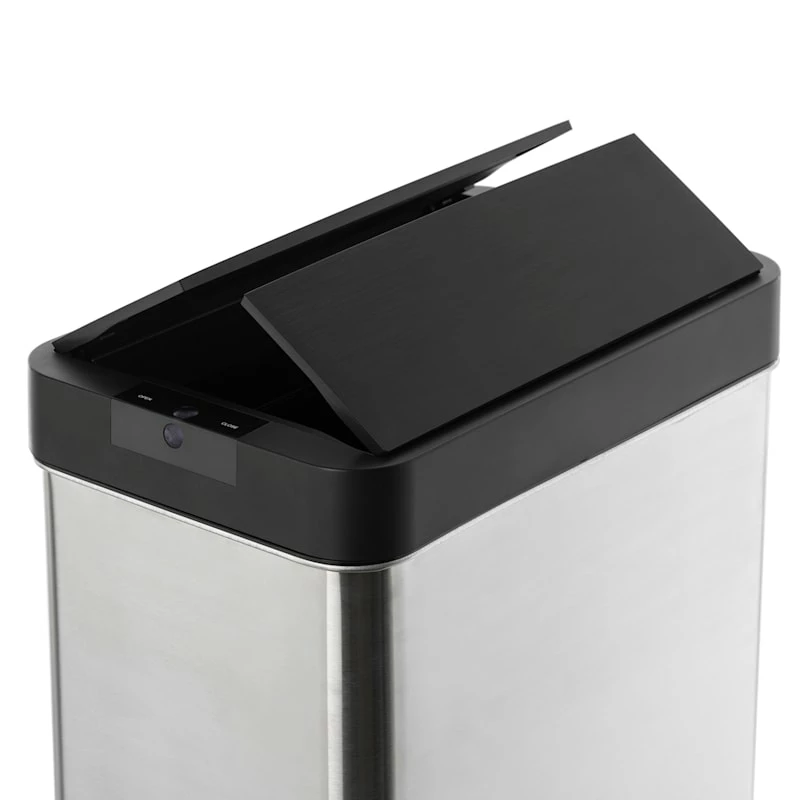 Stainless Steel Rectangle Sensor Bin, 68l 2 Stainless Steel Rectangle Sensor Bin, 68l - Image 2