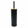 Tao Matte Black & Bamboo Toilet Bowl Brush