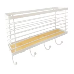 Tao Metal Wall Organizer, Matte Grey