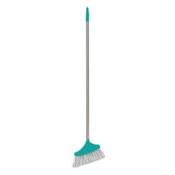 Teal Stainless Steel Angled Broom