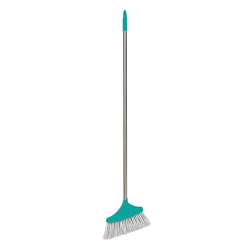 Teal Stainless Steel Angled Broom 1 Teal Stainless Steel Angled Broom
