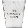 The Laundry Room Canvas Grey Laundry Hamper, Medium
