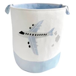 Tiny Dreamers Airplane Rideaway Laundry Hamper, Large