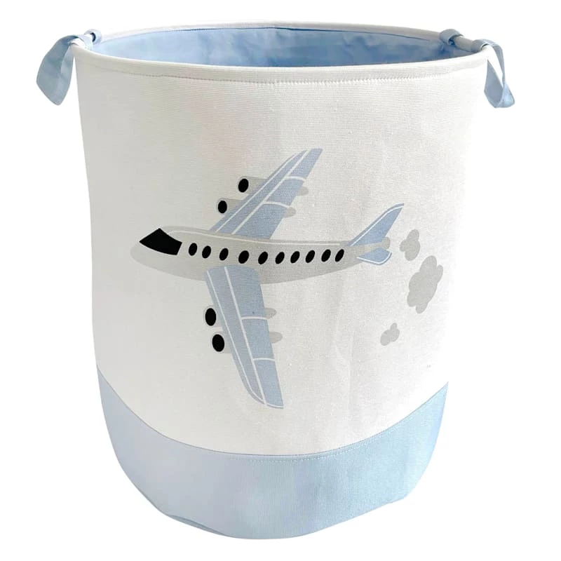 Tiny Dreamers Airplane Rideaway Laundry Hamper, Large 1 Tiny Dreamers Airplane Rideaway Laundry Hamper, Large