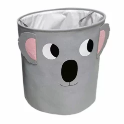 Tiny Dreamers Aussie Koala Face Laundry Hamper, Medium