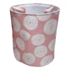 Tiny Dreamers Aussie Pink Circle Laundry Hamper, Large