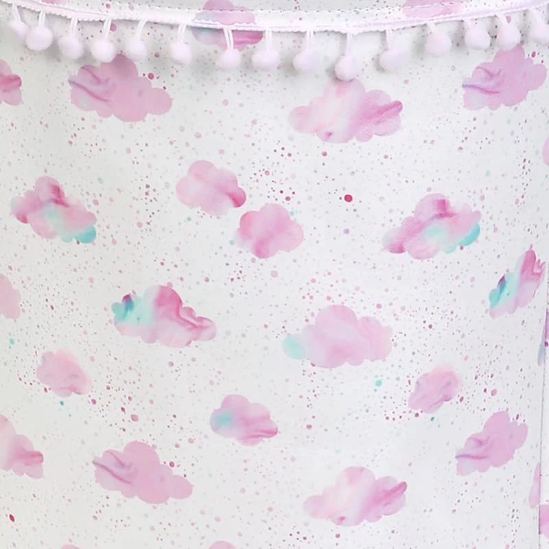 Tiny Dreamers Mystic Clouds Round Laundry Hamper, Large 2 Tiny Dreamers Mystic Clouds Round Laundry Hamper, Large - Image 2