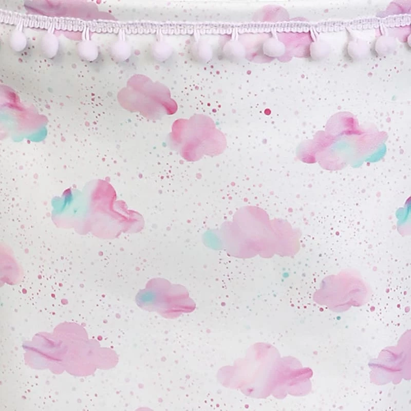 Tiny Dreamers Mystic Clouds Round Laundry Hamper, Medium 2 Tiny Dreamers Mystic Clouds Round Laundry Hamper, Medium - Image 2