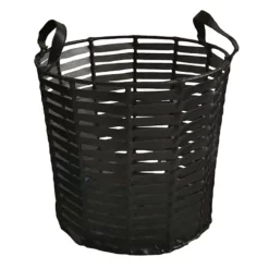 Tprd Fux Lther Bskt-L