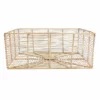 Tracey Boyd Gold Iron Rectangle Storage Basket, Large