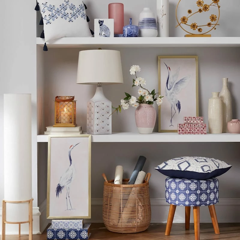 Tracey Boyd Round Rattan Storage Basket, Medium 2 Tracey Boyd Round Rattan Storage Basket, Medium - Image 2