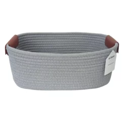 Trist Grey Rectangle Bins-Large