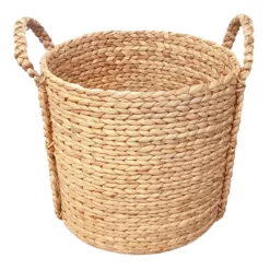 Ty Pennington Braided Arrow Weave Round Basket, Large