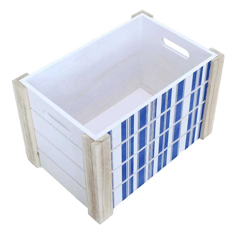 Ty Pennington Cozy Cottage White Wooden Crate, Large 1 Ty Pennington Cozy Cottage White Wooden Crate, Large