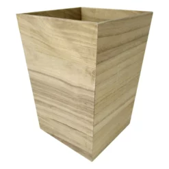 Ty Pennington Light Wood Wastebasket, 11"