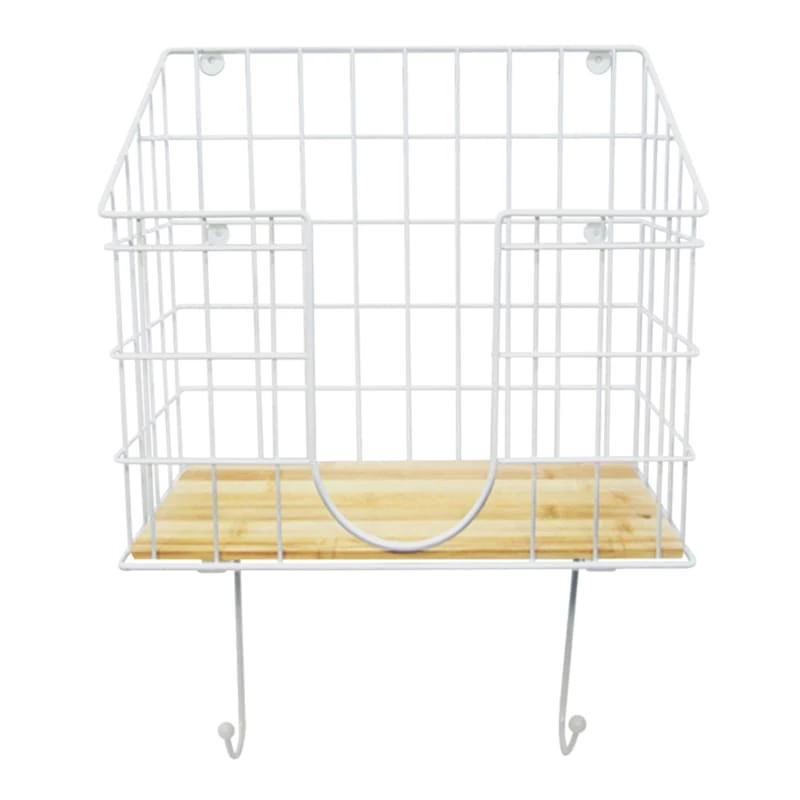 Ty Pennington Over The Door White Metal Iron Organizer 1 Ty Pennington Over The Door White Metal Iron Organizer