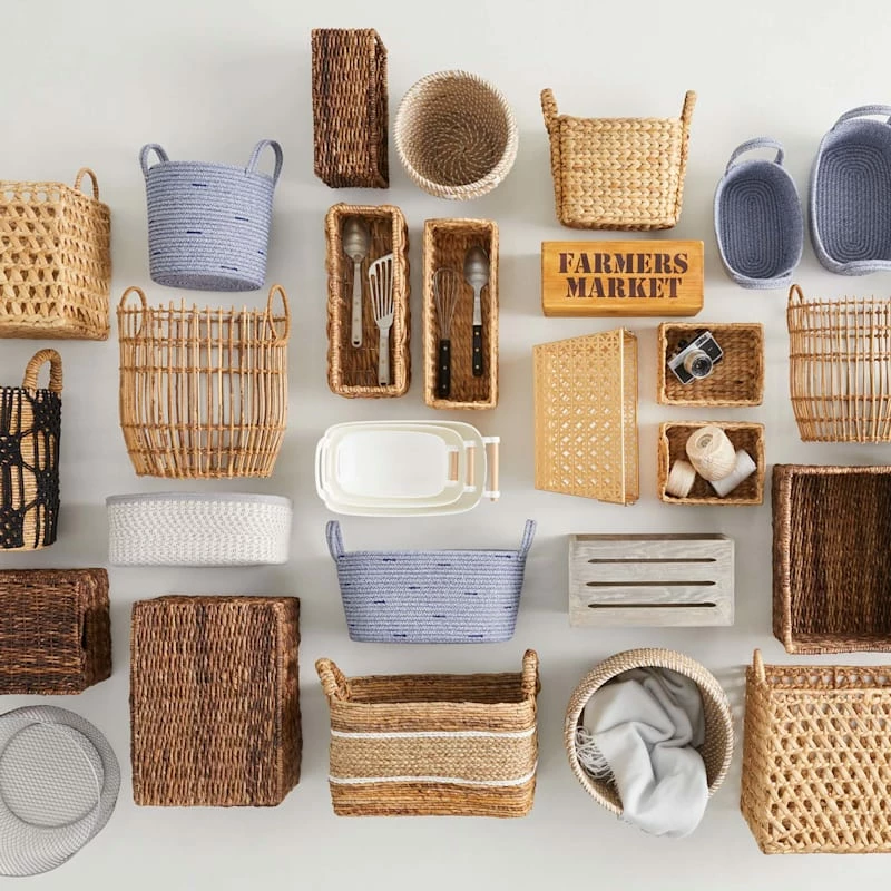 Ty Pennington Seagrass Basket With Plastic Binding, Small 3 Ty Pennington Seagrass Basket With Plastic Binding, Small - Image 3