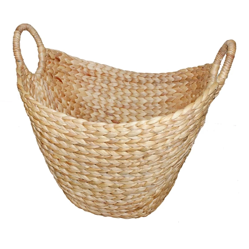 Water Hyacinth Boat Shape Basket M 1 Water Hyacinth Boat Shape Basket M