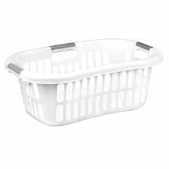 White Laundry Basket, 40l