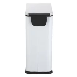 White Rectangle Pedal Bin, 9.7l 10 White Rectangle Pedal Bin, 9.7l -Storage Sales Store white rectangle pedal bin 9.7l 3
