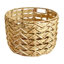 White Round V Triple Weave S