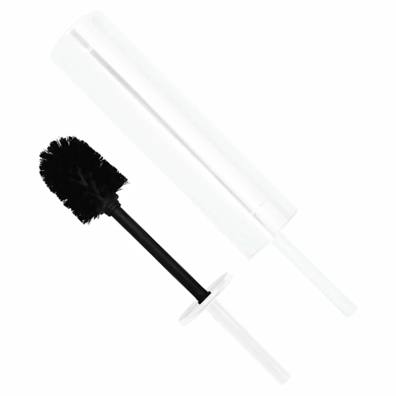 White Slim Steel Toilet Brush 1 White Slim Steel Toilet Brush