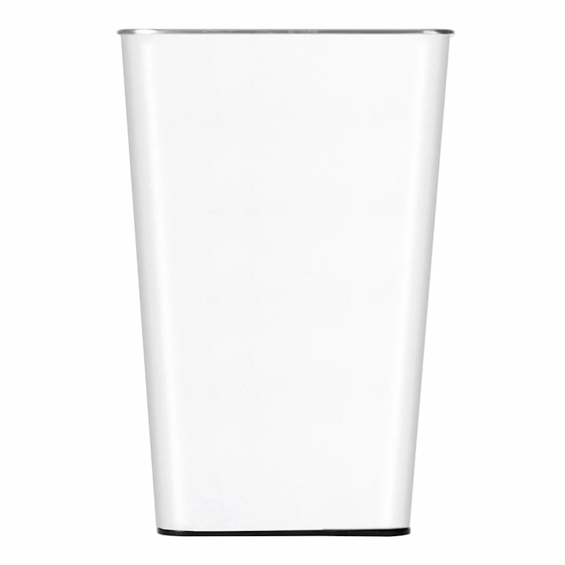 White Stainless Steel Open Top Bin, 11.7l 2 White Stainless Steel Open Top Bin, 11.7l - Image 2